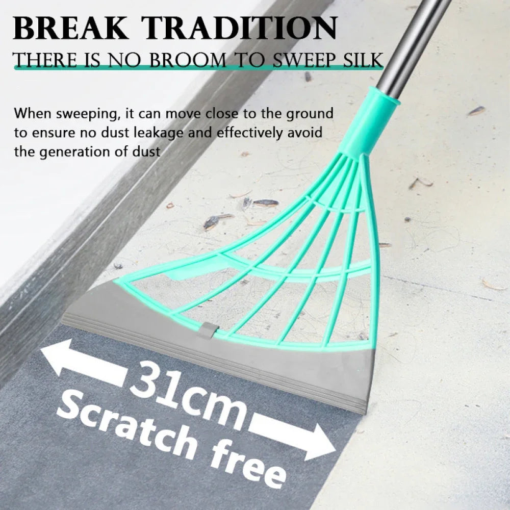 Silicone Scraper Broom Magic Wiper High Place Glass Wiper Floor Mop Household Splicing Cleaning Broom Bathroom Sweeping Water