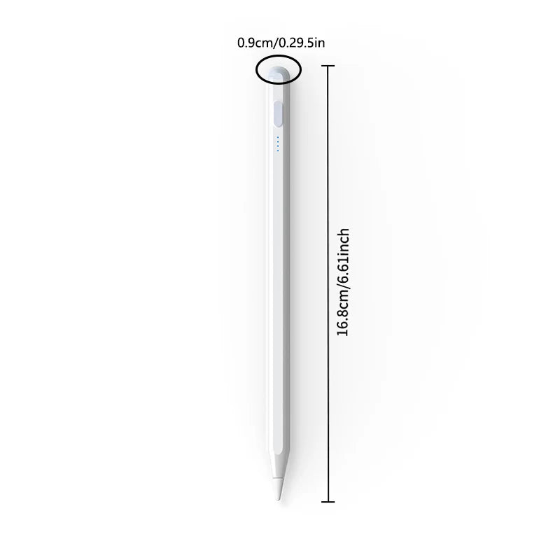 Palm Rejection Stylus Pen with Power Display for Apple iPad - Compatible with iPad 2018-2022 iPad Pro Air Mini