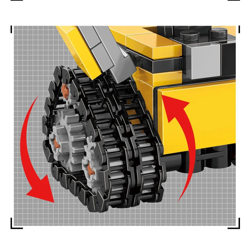 Hot  mini Wall-E Building Block Kit MOC Idea Technical Classic Movie Model Building Block Assembly Children's Toy Gift