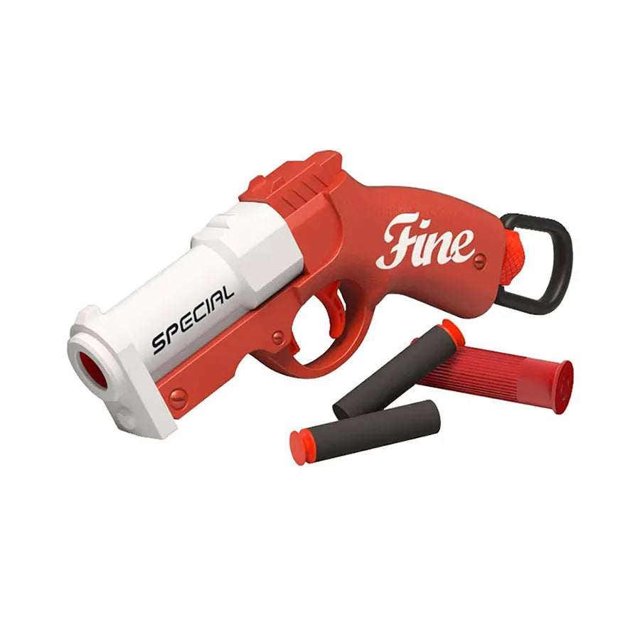 Mini S686 Shell Throwing Soft Bullet Launcher Toy Gun Airsoft Foam Bullet Blaster CS Outdoor Play Gun Children Pistol