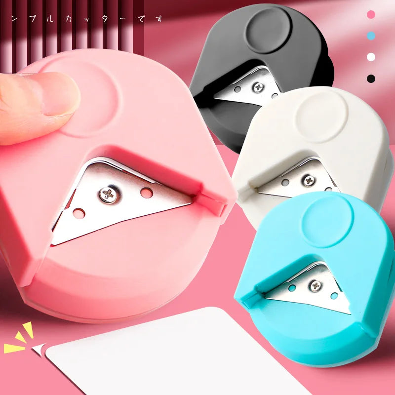 Circle Cutter Button Maker Corner Round Machine Corner Punching Portable Paper Cutter Card Photo Cutting