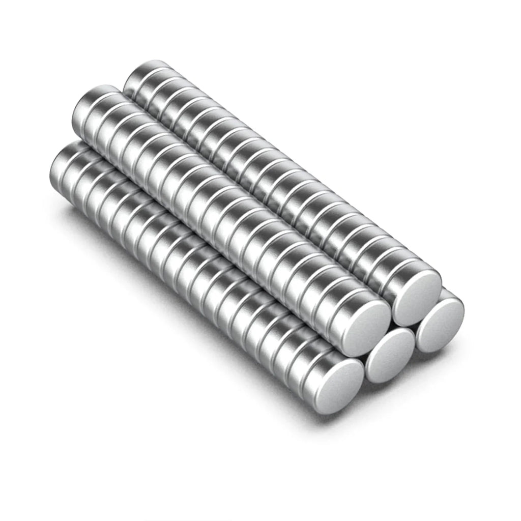 50/100/200 Piece Super Powerful Magnets Strong Disc Magnets for Fridge, DIY, Building, Scientific, Craft, Education