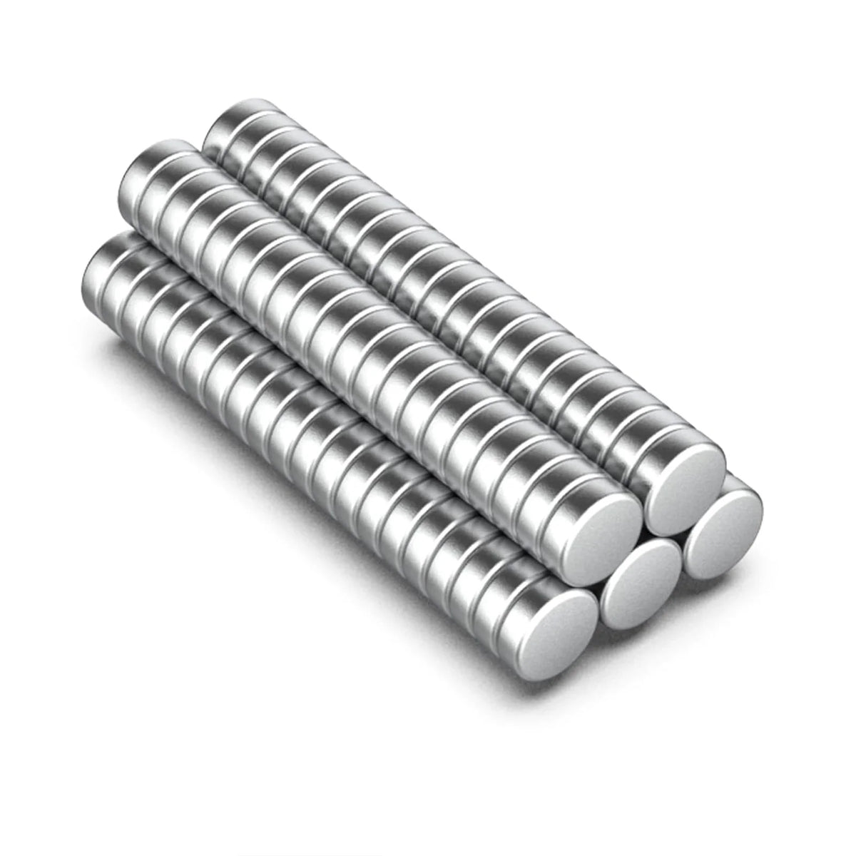50/100/200 Piece Super Powerful Magnets Strong Disc Magnets for Fridge, DIY, Building, Scientific, Craft, Education