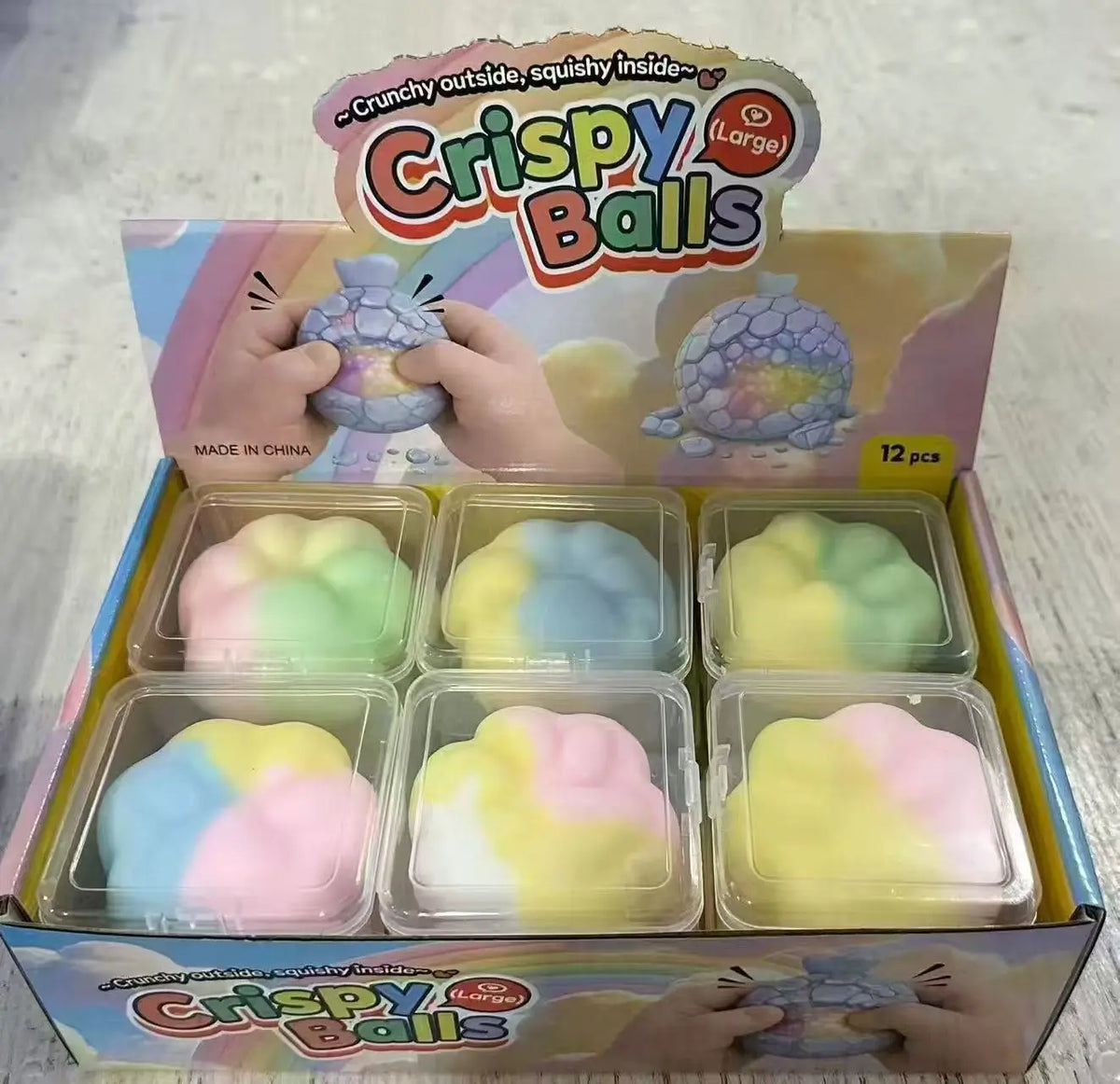 Crunchy Skin Dreamy Macaron color Cat paw Crispy Doughnut squishy Fidget Toy stress relief ball ASMR Toy for Adults Gift