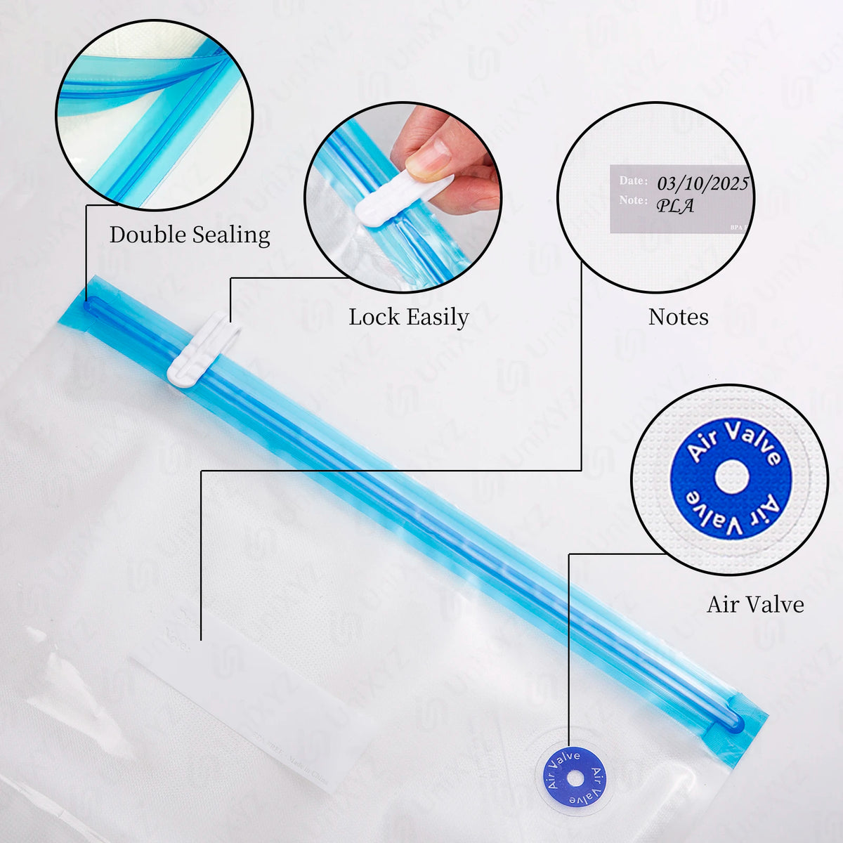 3D Printer Filament Storage Bag PLA ABS PETG Vacuum Bag Dryer Safekeep Humidity Resistant Sealing Bags Keep Filament Dry Sealed