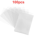 100 Pcs Transparent Playing Card Cover Clear Protector Sleeve Holder For Board Game ID Trading Folder Photo Pouch Kit