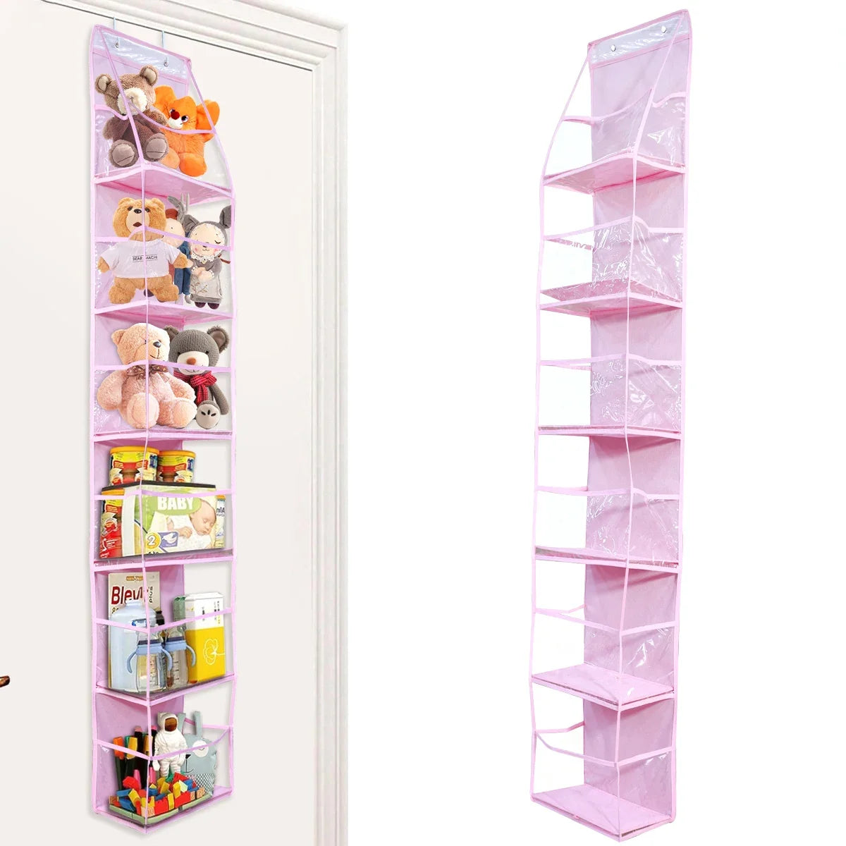 Multi-functional Fabric Hanging Bag for Behind the Door Multi-layer Storage Hanging Bag Miscellaneous Organizer Storage Hanging