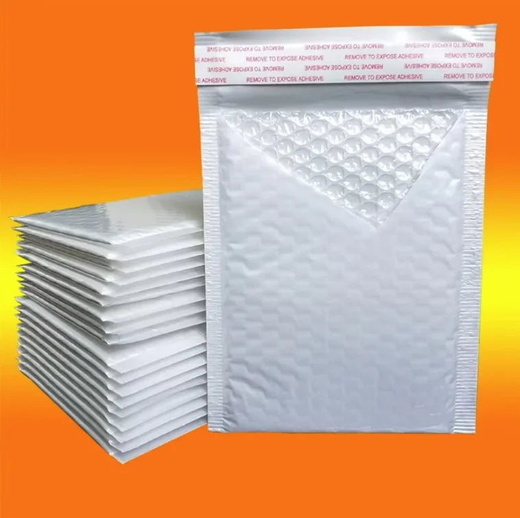 Pearlescent Film Waterproof Bubble Bag Packaging Express Bag White Foam Self Seal Pack Bag ShippingbagThickened Envelope