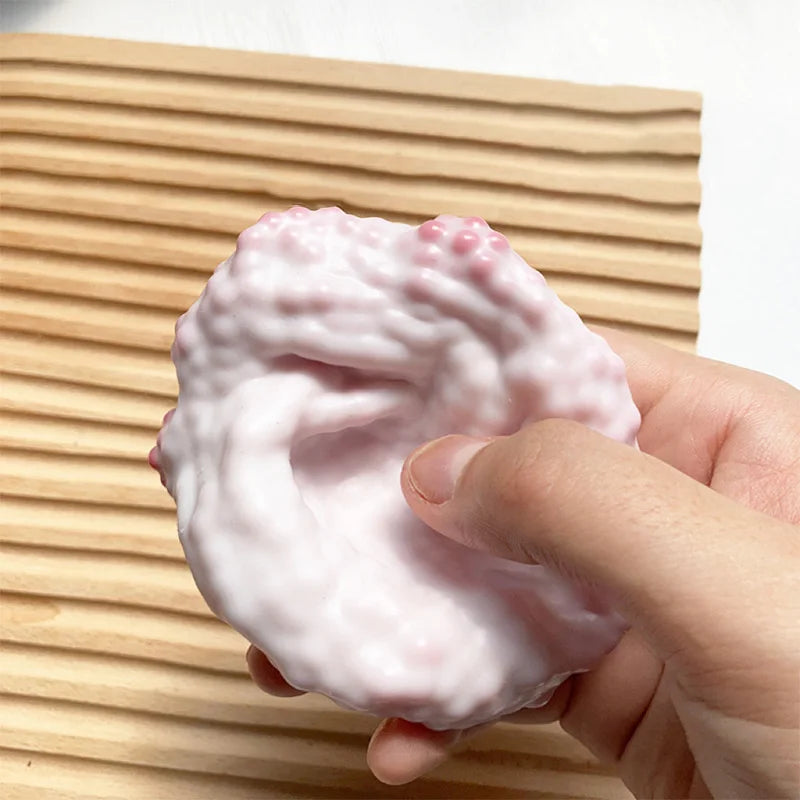 Handmade Sticky Squishy Ball Ice Skin Ultra Thin Super Soft Stress Relief Table Toy For Kids Teens Stress Relax Entertainment