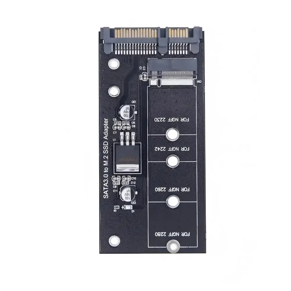 M.2 to SATA3 Adapter Card 6Gbps NGFF Converter for M.2 SATA SSD High Efficiency SSD Convert Adapter Card