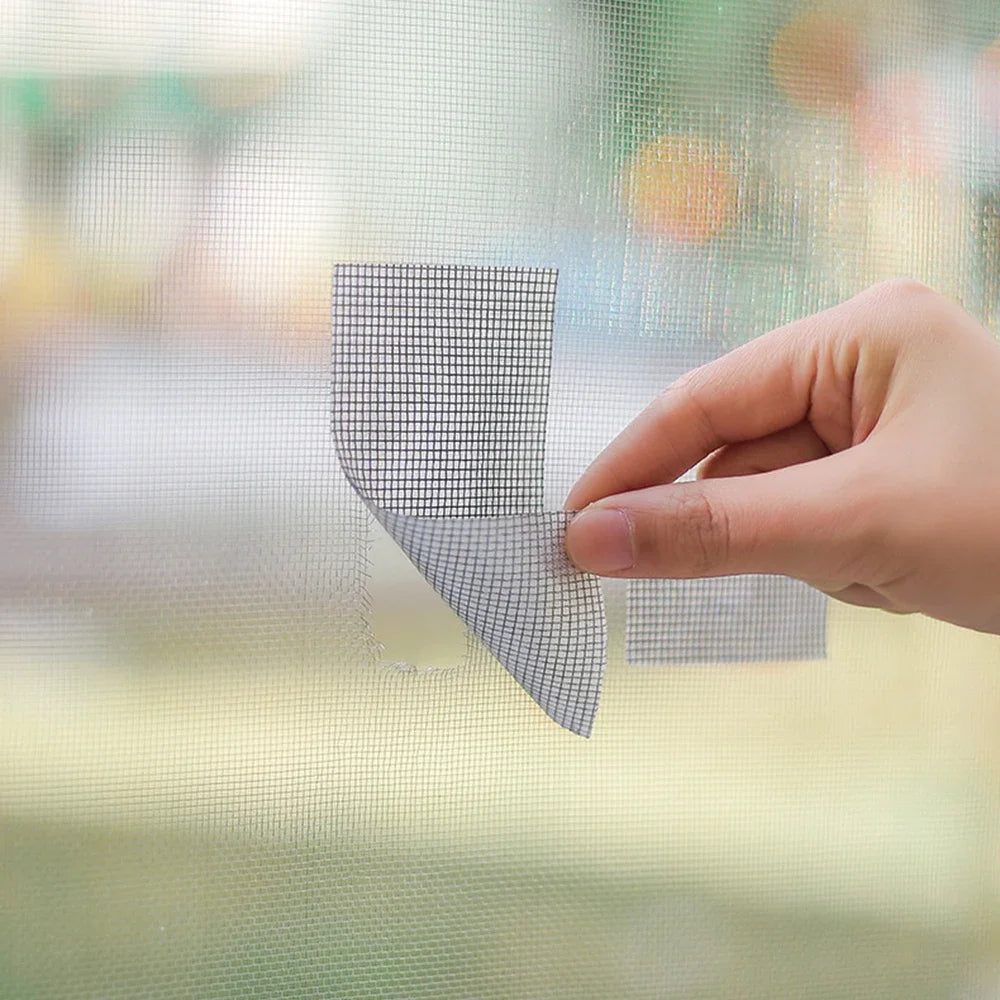 Mosquito Net Windows Anti-Mosquito Mesh Easy-to-Apply Waterproof Window Screen Repair Tape Self-Adhesive Mesh Patch
