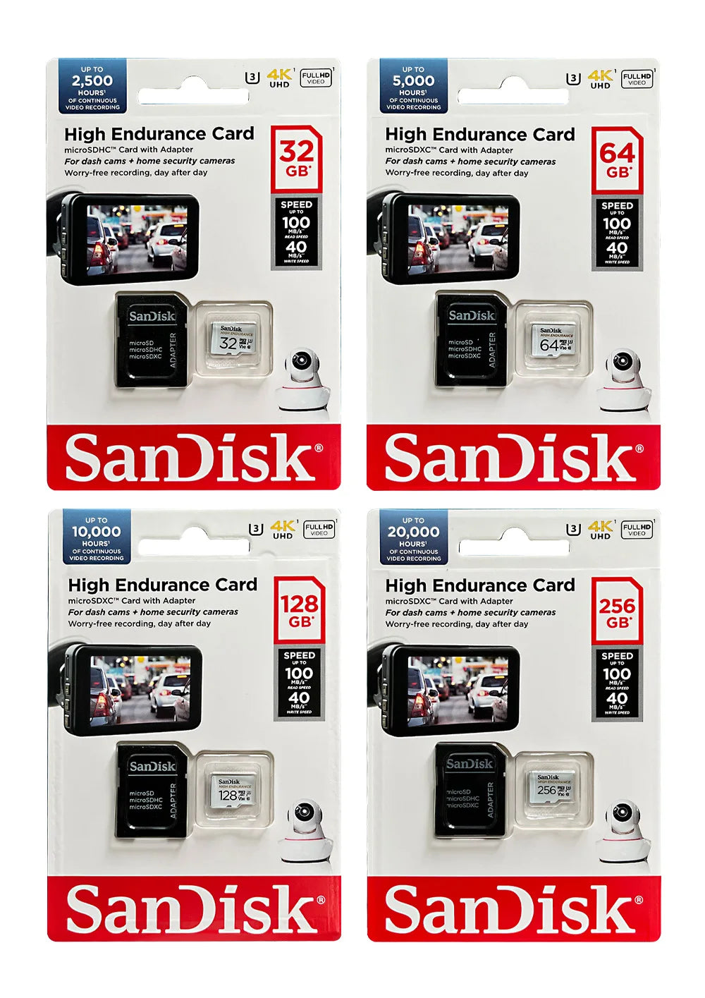 SanDisk Memory Card MicroSD 32GB 64GB 128GB 256GB 512GB 1TB micro SD Card Extreme TF Card Class10 U3 V30 4K UHD A2 micro SDXC