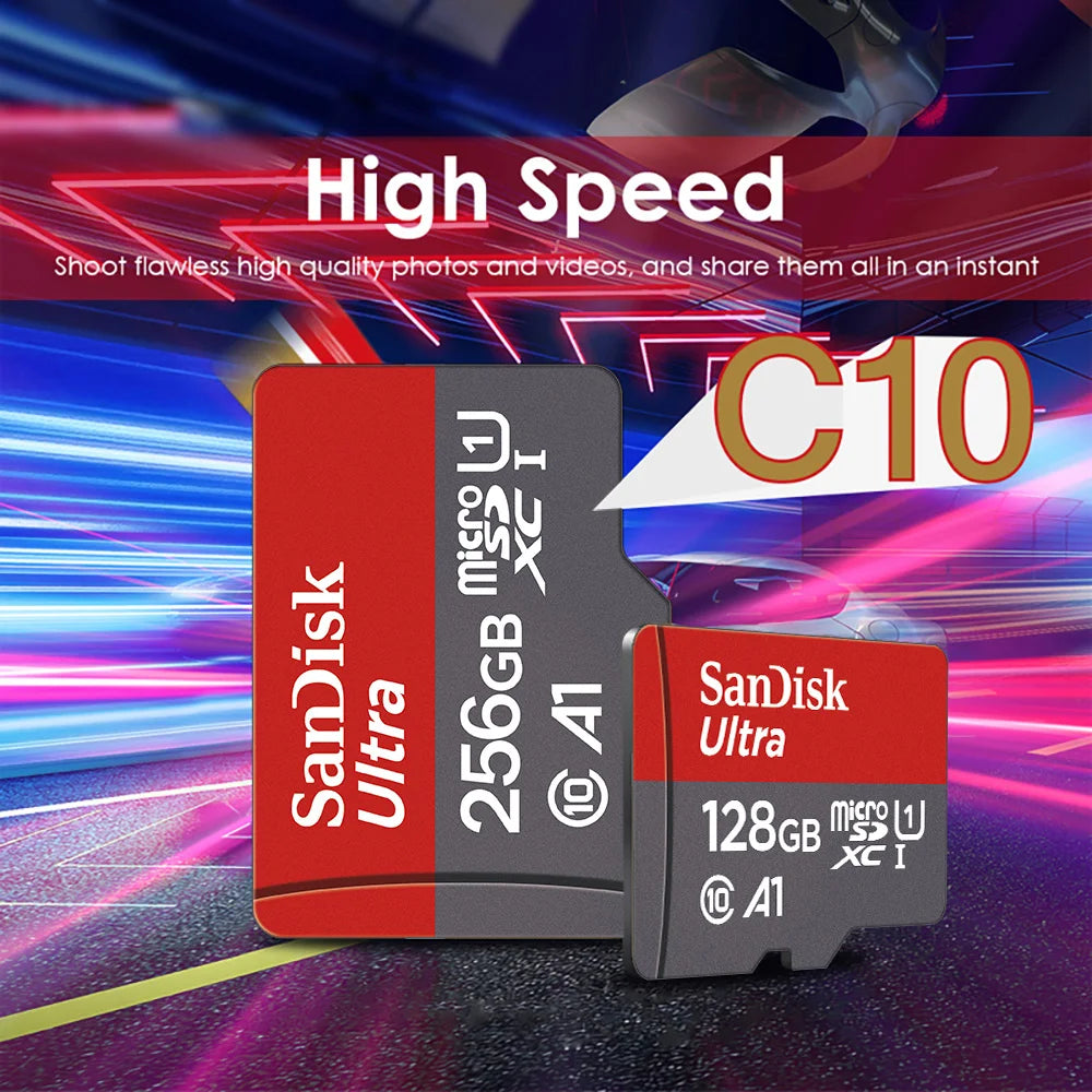 Memory Card 64GB 128GB 256GB 100MB/S Micro SD Card UHS-1 Class10 TF 32GB Flash Memory Card Storage mini Memory Card