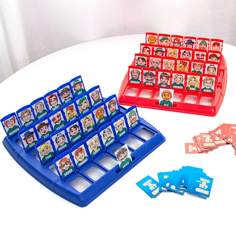 Guess Who Am I? Board Game Family Gathering Novelty Fun Party Card Game Speech Expression Training Strategy Puzzle Birthday Gift