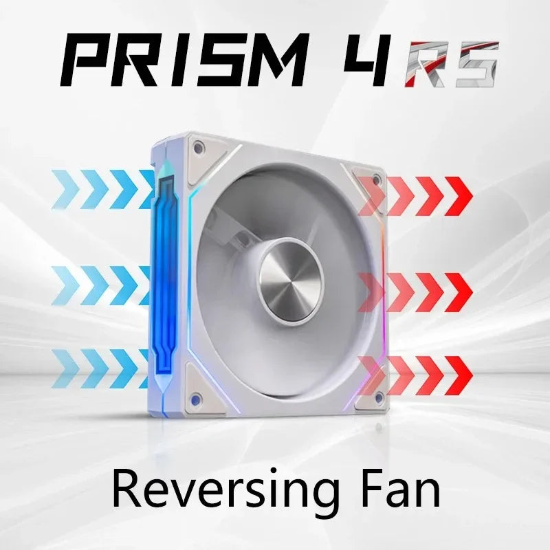 PRISM 4 RS Computer Case Fan 12cm ARGB 4 Pin Quiet Cooling Fan 12V Large Air Volume 800-1600RPM