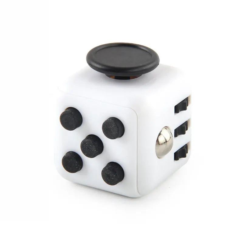 6-in-1 Fidget Cube Antistress Toy 3.4cm 40g - Hand Spinner Decompression Tool for ADHD Autism Anxiety Stress Relief Kids Adults