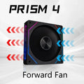 PRISM 4PRO Computer Case Fan 12cm ARGB 4 Pin Quiet Cooling Fan 12V Large Air Volume 800-1600RPM
