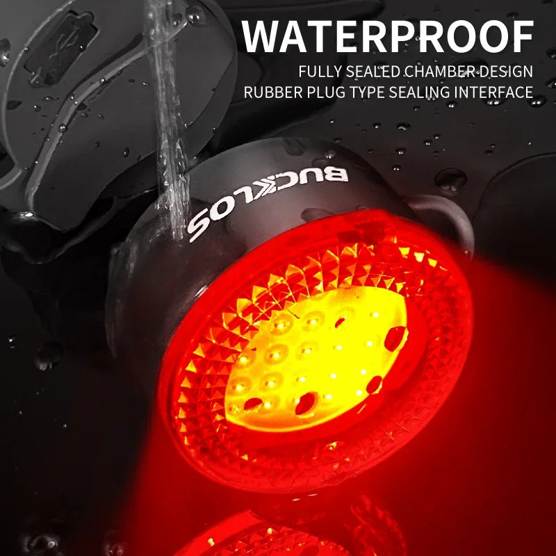BUCKLOS Bicycle COB Light Set USB Charging High Visibility Taillight 500lm MTB Road Bike Light Lamp Cycling Accessories