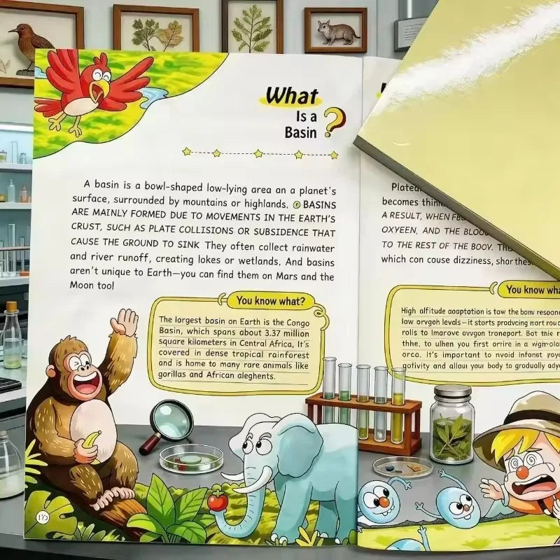 100000 Whys: Building The Ultimate Brain for Kids English Version Fun Science Cartoon Book Children's Early Education STEM Learn
