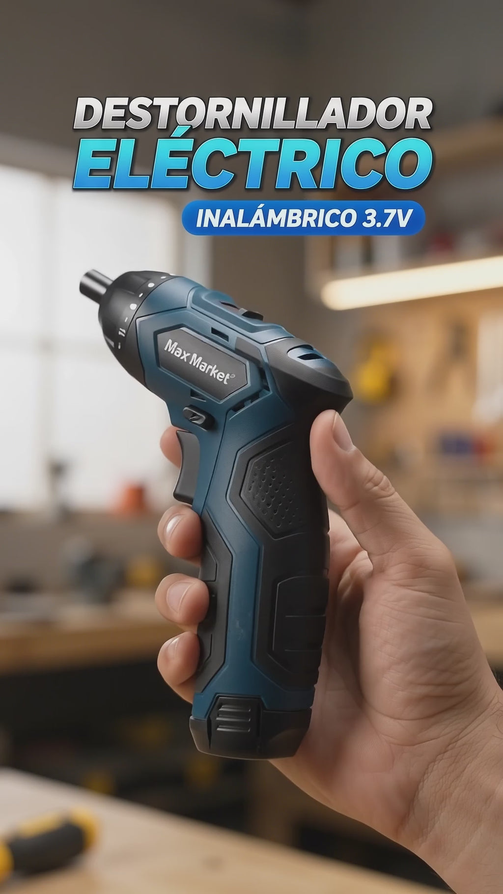🔧 Destornillador Eléctrico Inalámbrico 3.7V con Kit de 105 Piezas