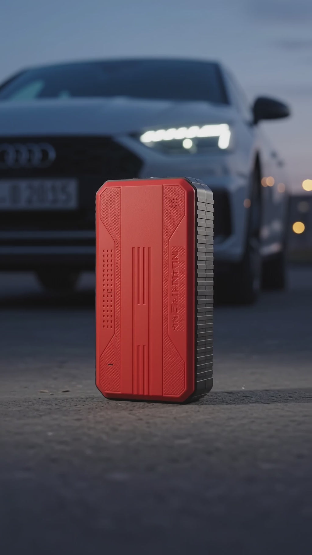 🚗⚡ Arrancador de Batería Portátil 12V con Linterna LED | Max Market
