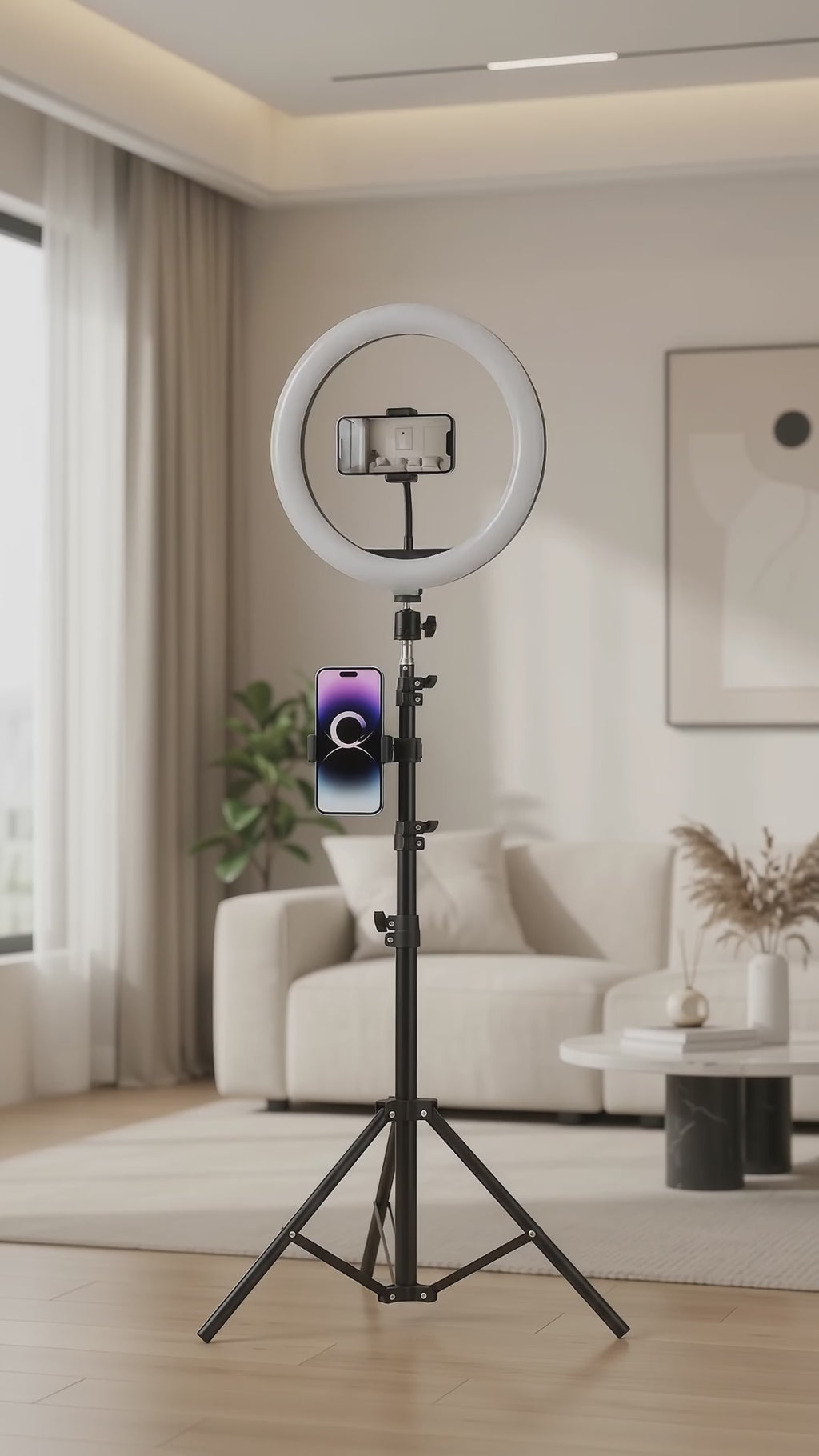 💡✨ Aro de Luz LED con Trípode y Soporte para Celular 📱