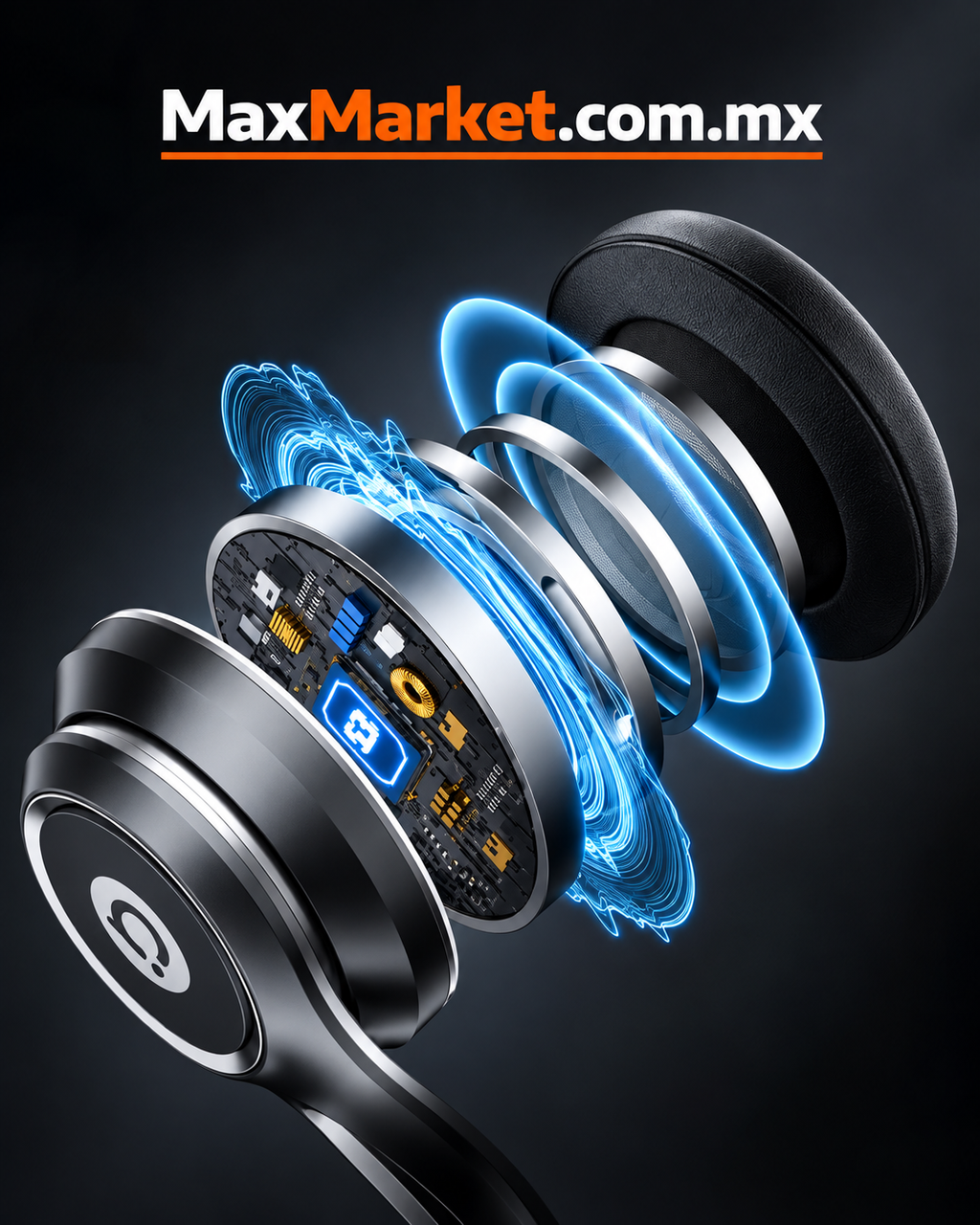 🎧🔥 Audífonos Inalámbricos Bluetooth 5.3 Over-Ear | Sonido Estéreo