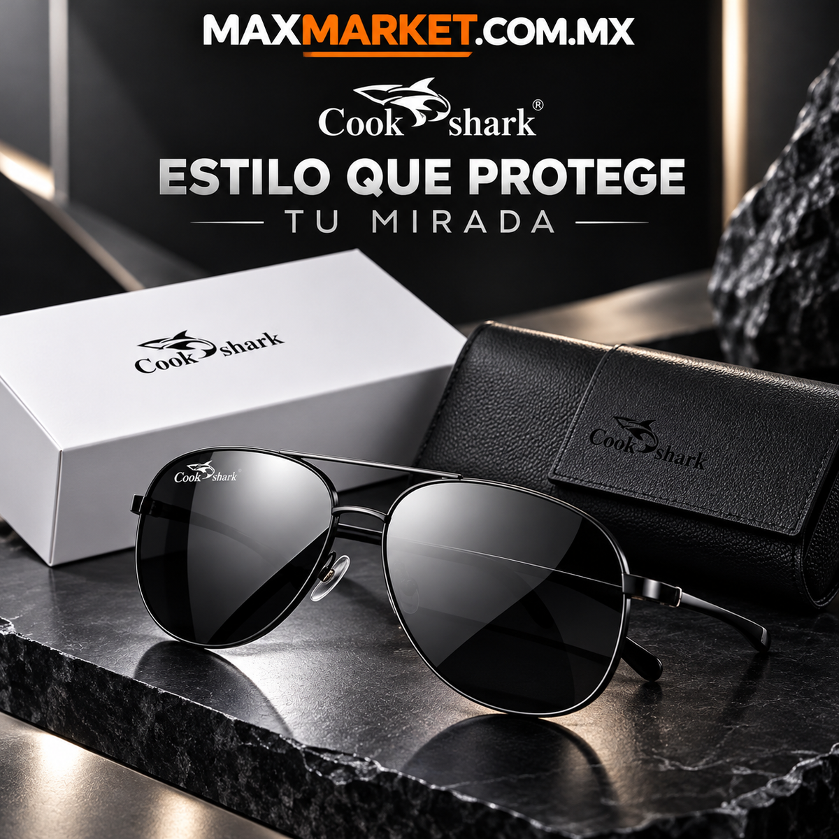 🕶️🔥 Polarized Sunglasses for Men | Elegant Aviator Style – Max Market