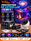 🌌 Proyector de Galaxias 13 en 1 con Luz Nocturna LED